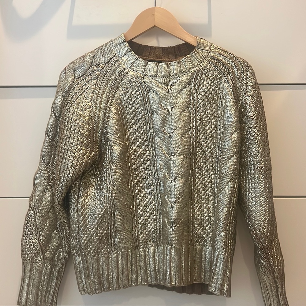 Banana Republic Gold Sweater size S